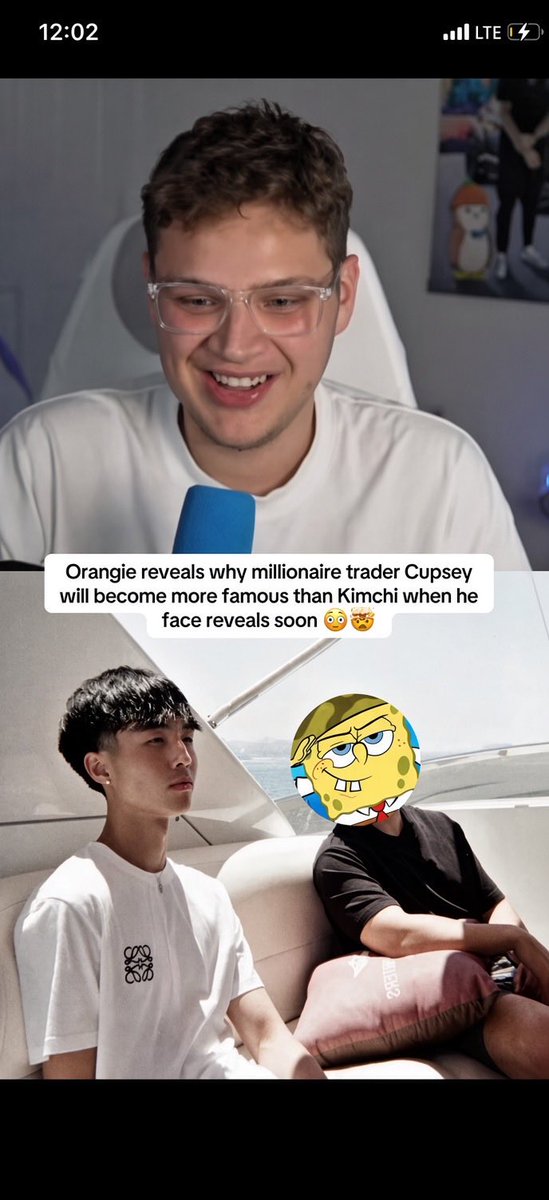 Hamtech01's tweet photo. Orangie reveals why millionaire trader Cupsey will become more famous than Kimchi when he face reveals soon 😳🤯 https://t.co/ZMyUlyThWQ