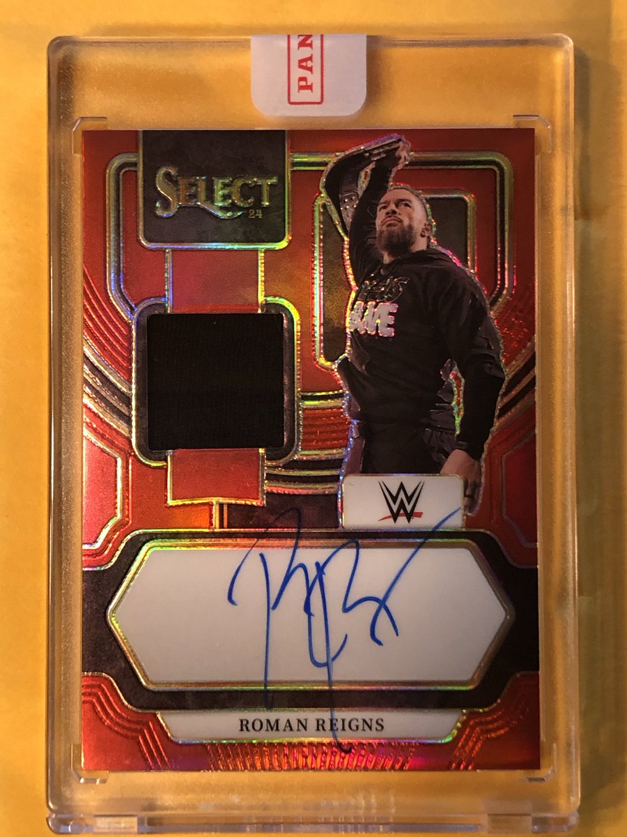 FFFHFT's tweet photo. My redemption card surprisingly showed up today after almost two years. Does anyone want to buy a Roman Reigns autographed memorabilia card serially numbered out of 49? https://t.co/2tjF79B5J1