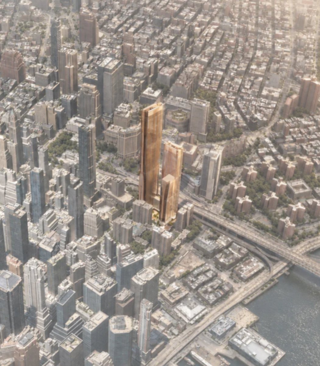 pubity's tweet photo. Mamdani is transforming an old skyscraper into 4,000 new homes for New Yorkers, 1,000 of which will be rent-stabilized and permanently affordable. https://t.co/yMxOuqTHeA