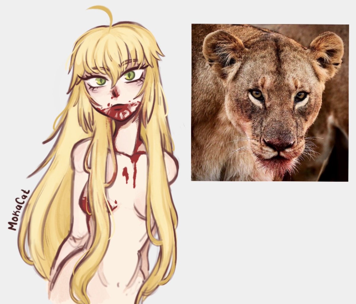 MokaCattt's tweet photo. The lioness 💛💅
#fatestaynight #fsn #fsnsaber #artoria https://t.co/0dZwpDyHZ9