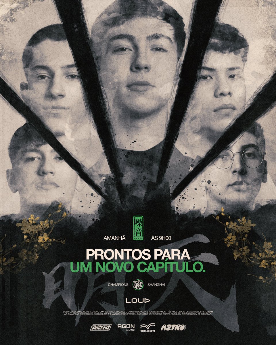 LOUDgg's tweet photo. AMANHÃ, SHANGHAI VAI OUVIR O NOSSO BARULHO.

9h, vs EDG.

#goLOUD https://t.co/ShszQmgLg9