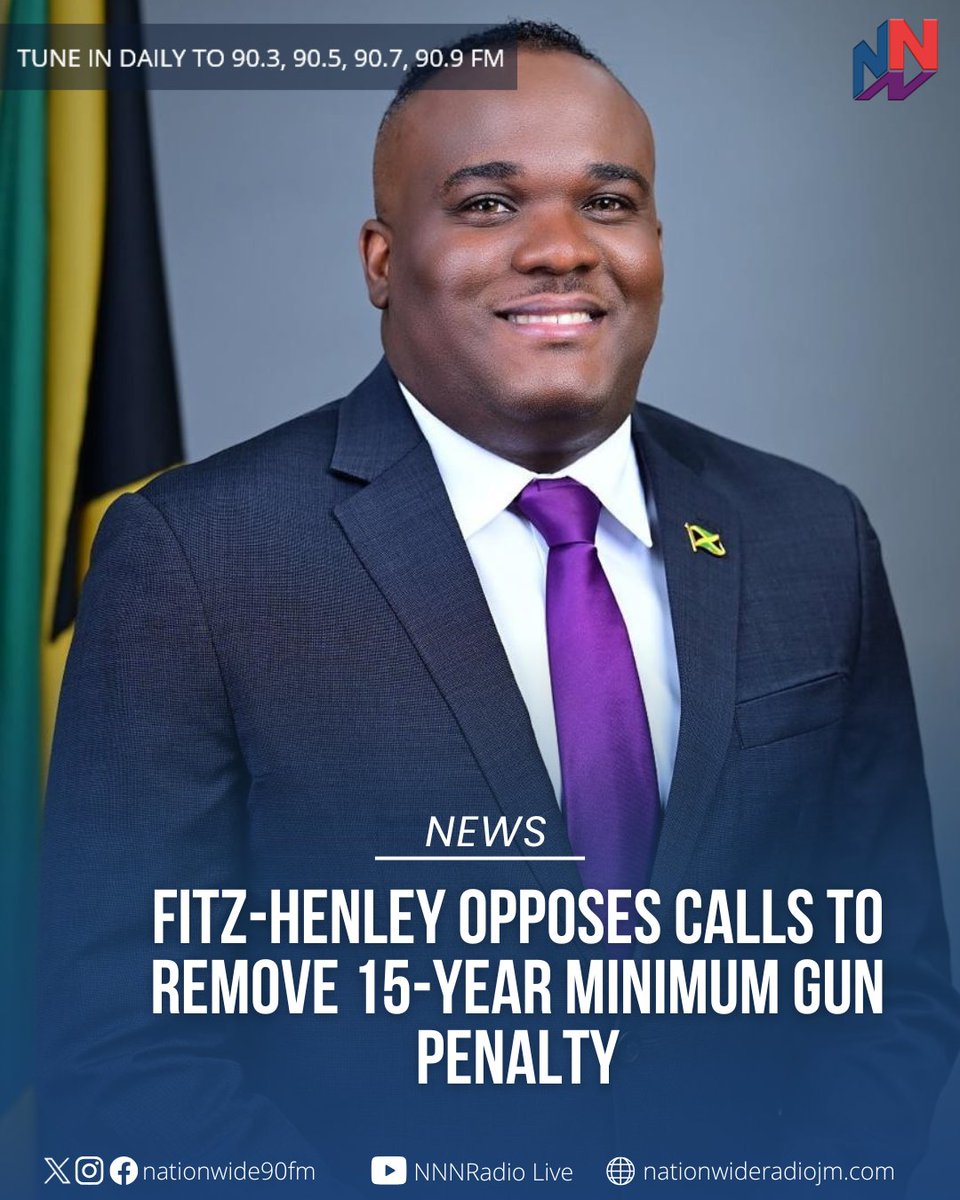 NationwideRadio's tweet photo. Government Senator, Abka Fitz-Henley, says any perceived or substantive effort to diminish the strength of the Firearms Act should be strongly resisted.

He says a removal of the mandatory minimum penalty of 15 years being advocated for by some attorneys would represent a weakening of the legislation.

His comments follow Wednesday’s silent protest by lawyers at the Supreme Court in downtown, Kingston.

READ MORE:
https://t.co/Eer1DsmXeS