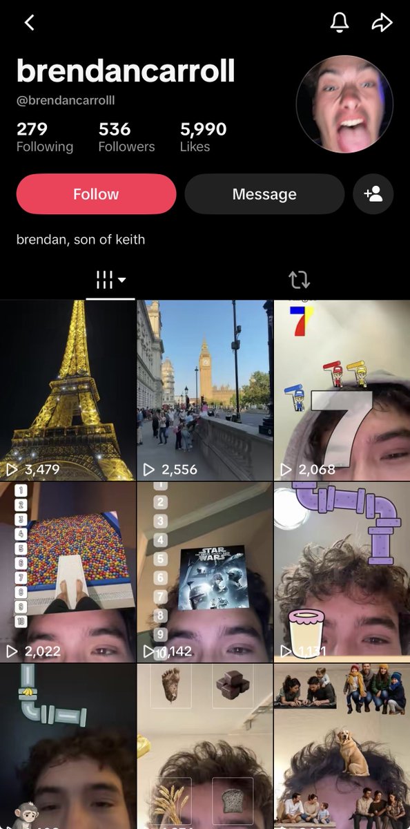 B67exposed's tweet photo. Brendan Carroll’s TikTok about to blow up 😵‍💫 https://t.co/Umdf6GH301