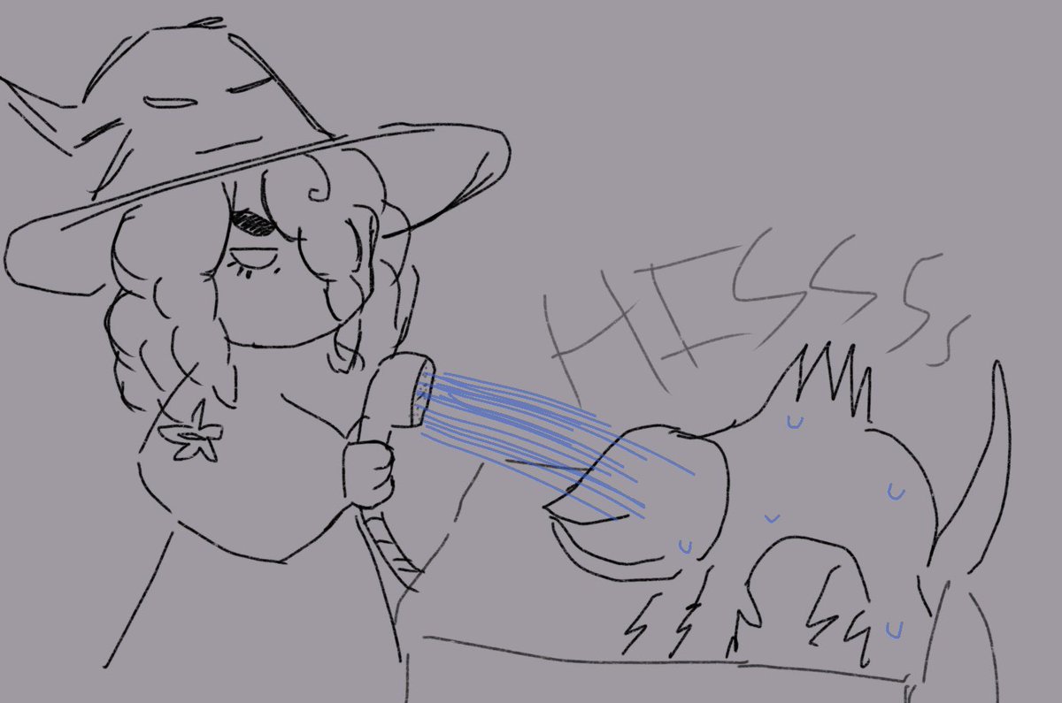 At4rie's tweet photo. @Anxiouschoco @chuchurin2 One must water the golem https://t.co/4UJBQ7IYLu