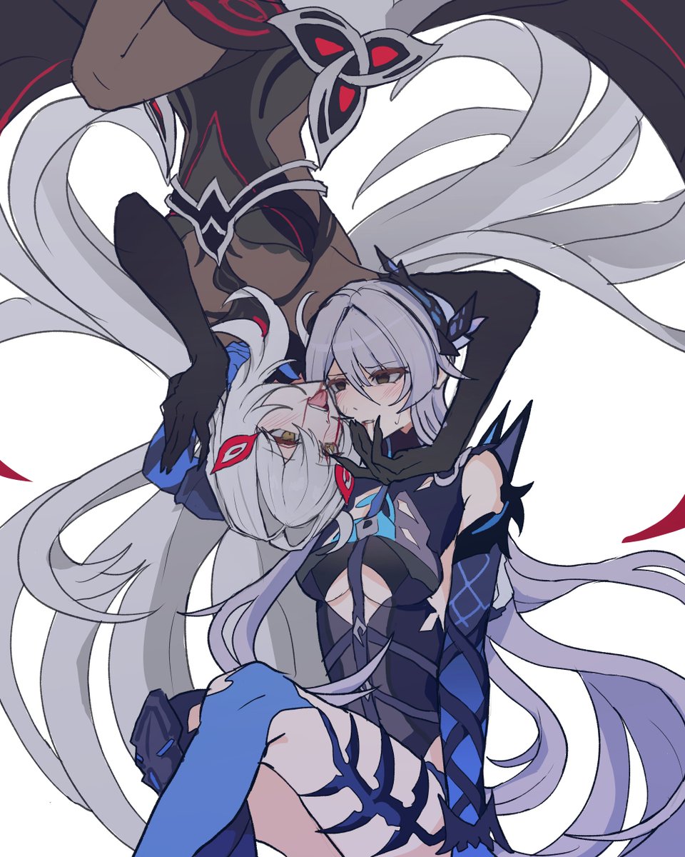 SkirkDoodles_'s tweet photo. Skirk x Ronova

#Skirk #Ronova #原神 https://t.co/wpK2cerIHe