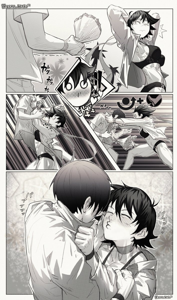 zero_setsu's tweet photo. Makoto's mutual love into karachu~sa combo https://t.co/75OzCpXuwk