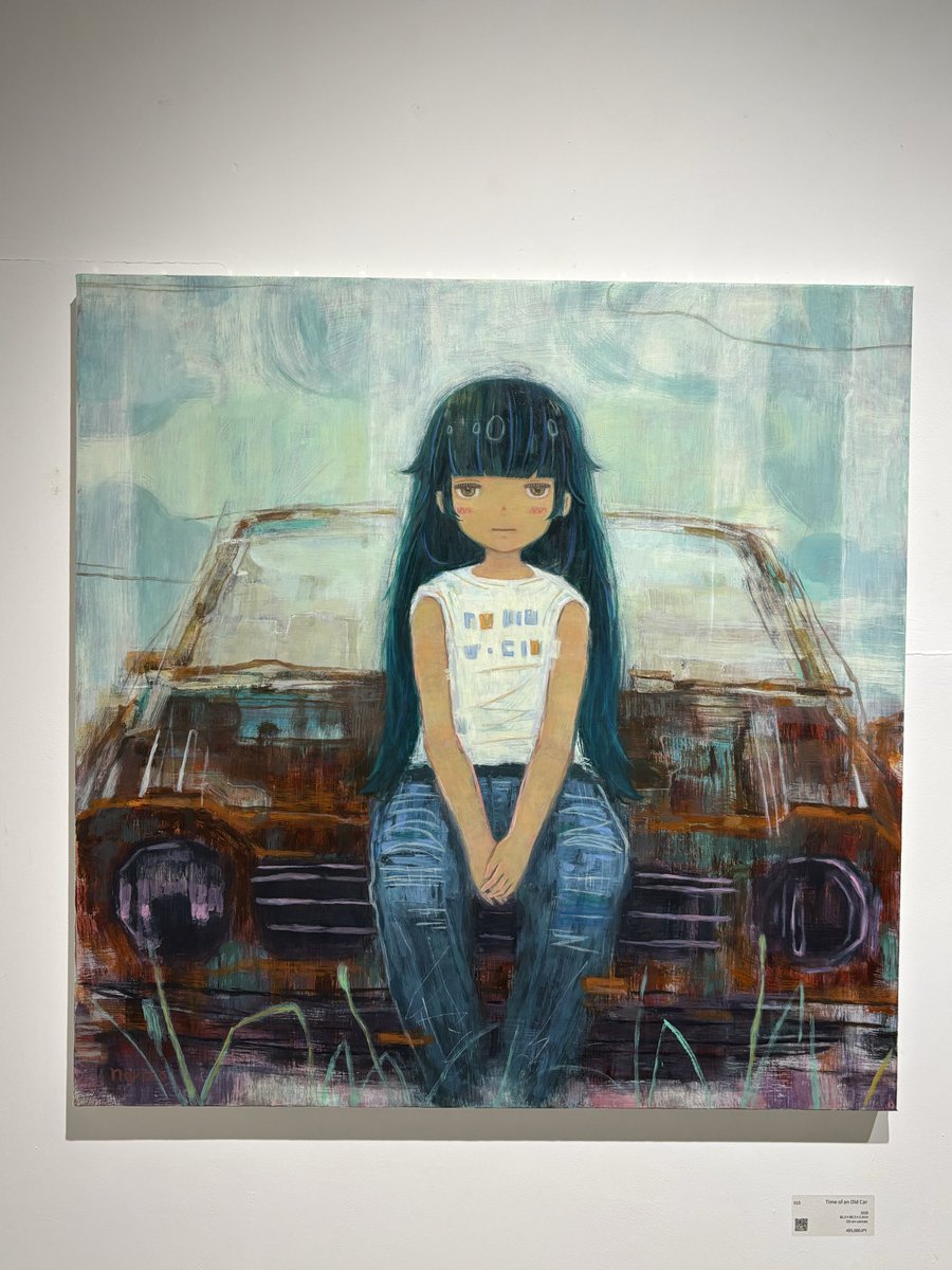 chobicon's tweet photo. Time of an Old Car
2026 Oil on Canvas 80.3×80.3cm
Contact： @Anico_ec 
個展<Overlapping>
9月28日まで
12:00-19:00(最終日17:00)

#個展
#油絵
#soloexhibition
#painting🎨 https://t.co/oZySKEf0Zg