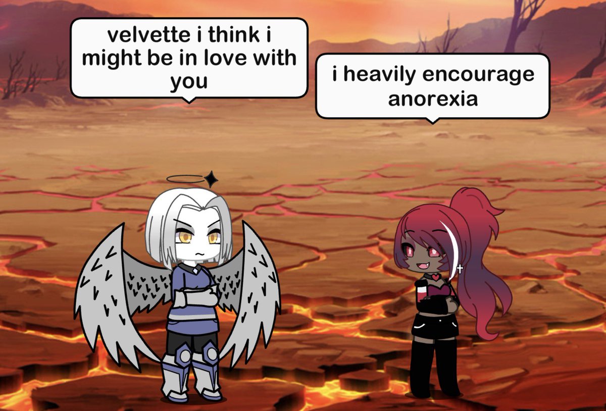 SwizzyMcMizzy's tweet photo. non-hazbin friend said they were gachalife-able so i made this https://t.co/55atGdXXcC