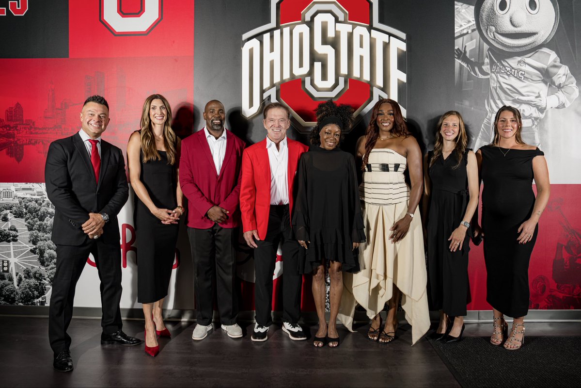 OhioStAthletics's tweet photo. Introducing the newest class of THE Ohio State Athletics Hall of Fame 🌰🏆

#GoBucks | #DevelopedHere https://t.co/Ki8Ld05R0B