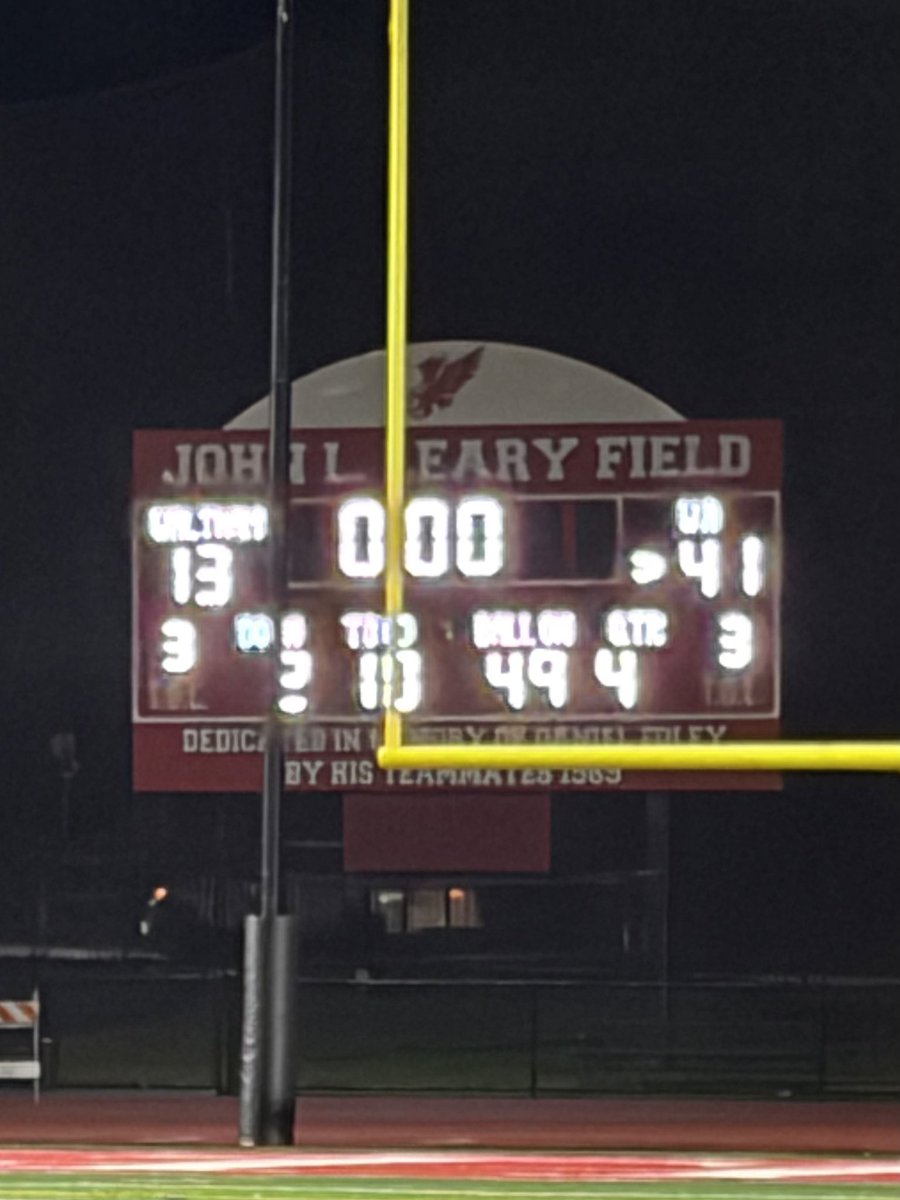 TheWAGhosts's tweet photo. Final Score from Waltham: WA beat Waltham 41-13 
WA Will host Lincoln-Sudbury next Friday 10/2. (7 PM kickoff) #GoGhosts @LowellSunSports @GlobeSchools @GlobeLars @T_Mulherin @GlobeLars https://t.co/X37lhftUkB
