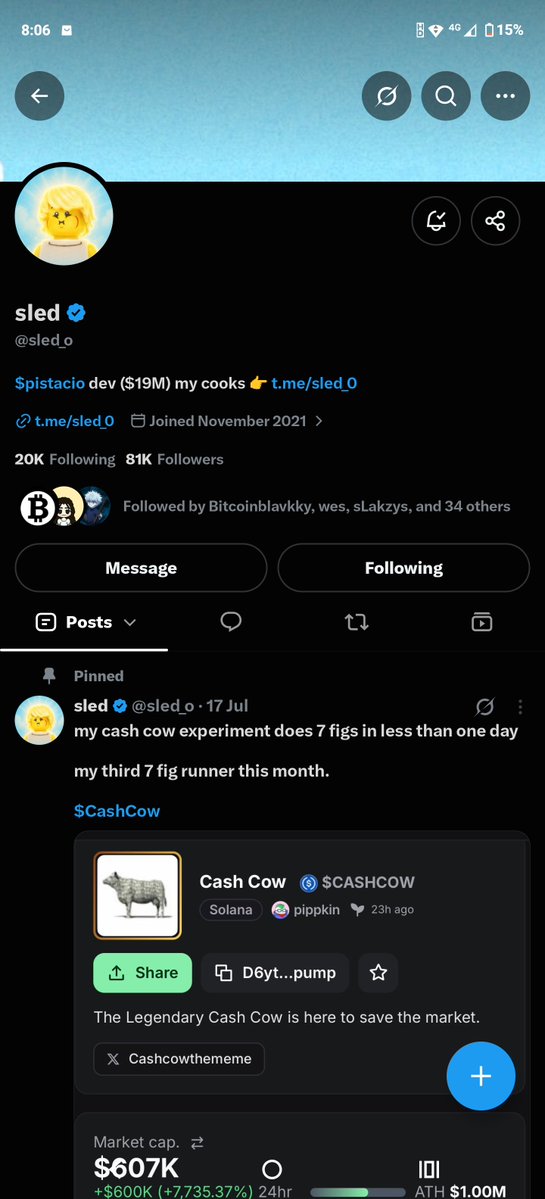 Nelweb3hunter's tweet photo. @sled_o @ootbar Done hope to win 😌

4pzWqhw9r6X82xRpHPEAYGA5eLZ8MwXq4KfSo6yRrzMy https://t.co/gNPyl2rCro