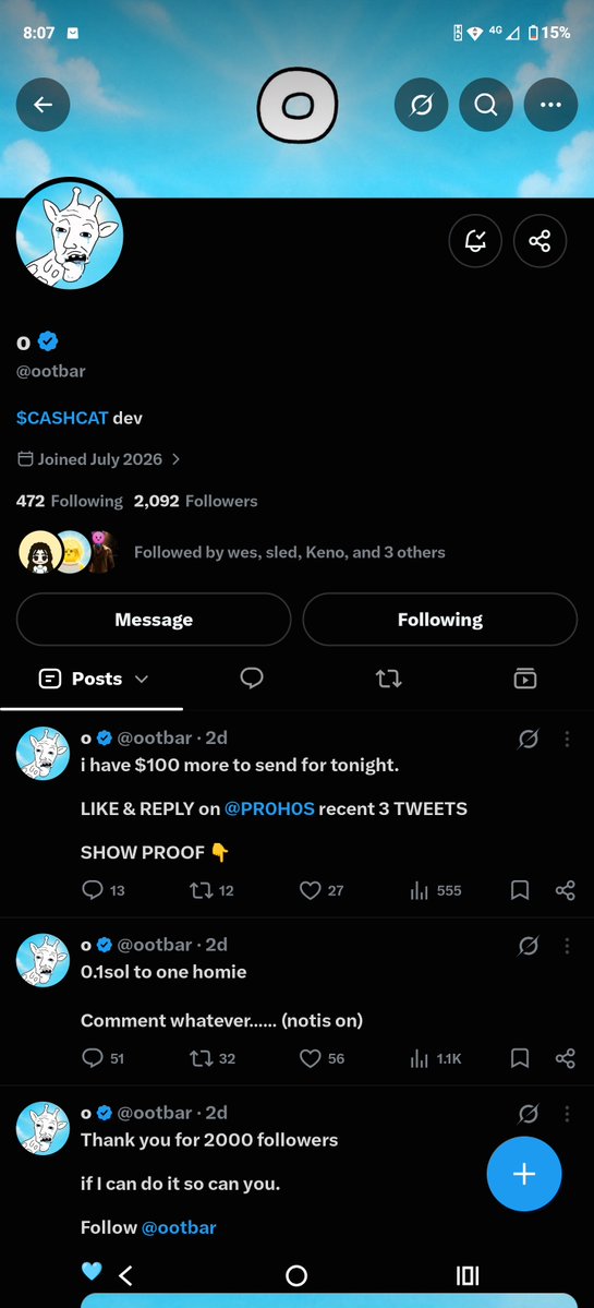 Nelweb3hunter's tweet photo. @sled_o @ootbar Done hope to win 😌

4pzWqhw9r6X82xRpHPEAYGA5eLZ8MwXq4KfSo6yRrzMy https://t.co/gNPyl2rCro