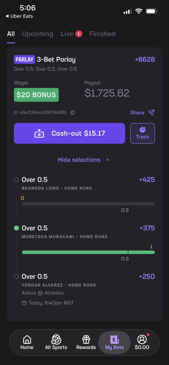 BigMeatSlinga's tweet photo. @HardRockBet Yall trippn dawg cmon, this weak ass cash out 👎 https://t.co/fLEGbVR2OS