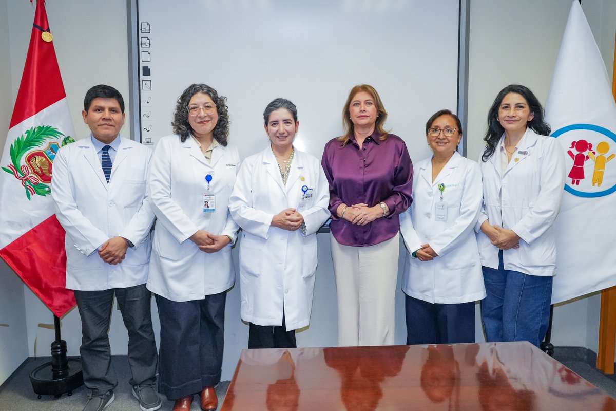 insnsanborja's tweet photo. INSN San Borja y Congreso fortalecen articulación por la salud infantil. La directora general del INSN San Borja, Dra. Melva Benavides, recibió a la diputada Roxana María Rocha, quien conoció el modelo de atención pediátrica de alta complejidad y sus principales especialidades. https://t.co/cMABSg0zgV