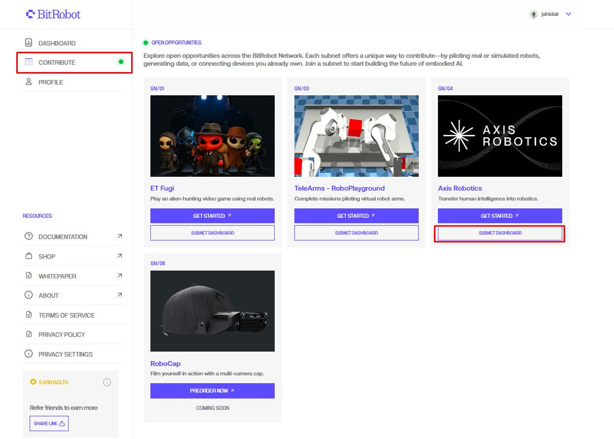 Jahidwru's tweet photo. AXIS ROBOTICS POINTS DISTRIBUTION ON BITROBOT

If you have connected your Axis Subnet to your Bitrobot account, please check to see if the subnet points have been distributed to you. 

Bitrobot and Axis Robotics are operating very effectively.

How to check:
> Click on 'CONTRIBUTE' in your Bitrobot account.
> Click on 'subnet dashboard' located below the 'Axis Robotics' text.
> You will be able to view your pending subnet points there.

If you haven't created an account yet, sign up for Bitrobot now and connect it to your Axis account.

Sign up On BITROBOT: https://t.co/kngFF8jYjx

Create an account and connect your Axis subnet. Complete the task on the Axis Bitrobot Alliance. You'll get both points.