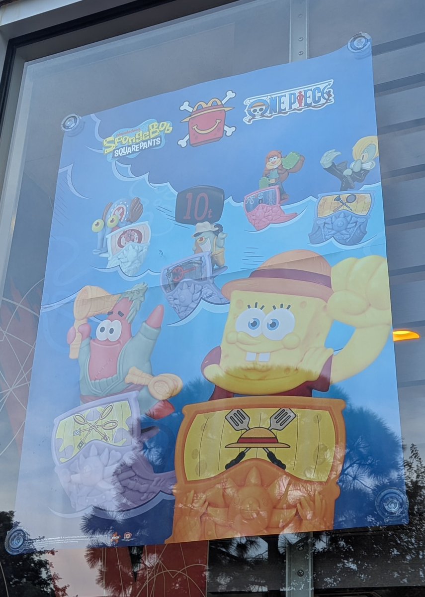 DustFisher3540's tweet photo. We are almost done with this SpongeBob x one piece collab @McDonalds https://t.co/suiCFnqzWS