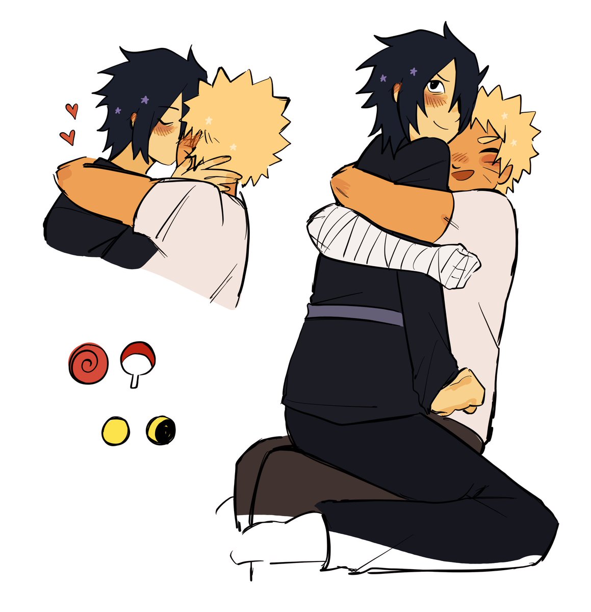 townslore_'s tweet photo. #narusasu https://t.co/LE4GQkknLt