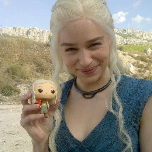 Arianalemontree's tweet photo. Game Of Thrones actresses and their funko pops.
#GameOfThrones https://t.co/J5F3l5HCtD