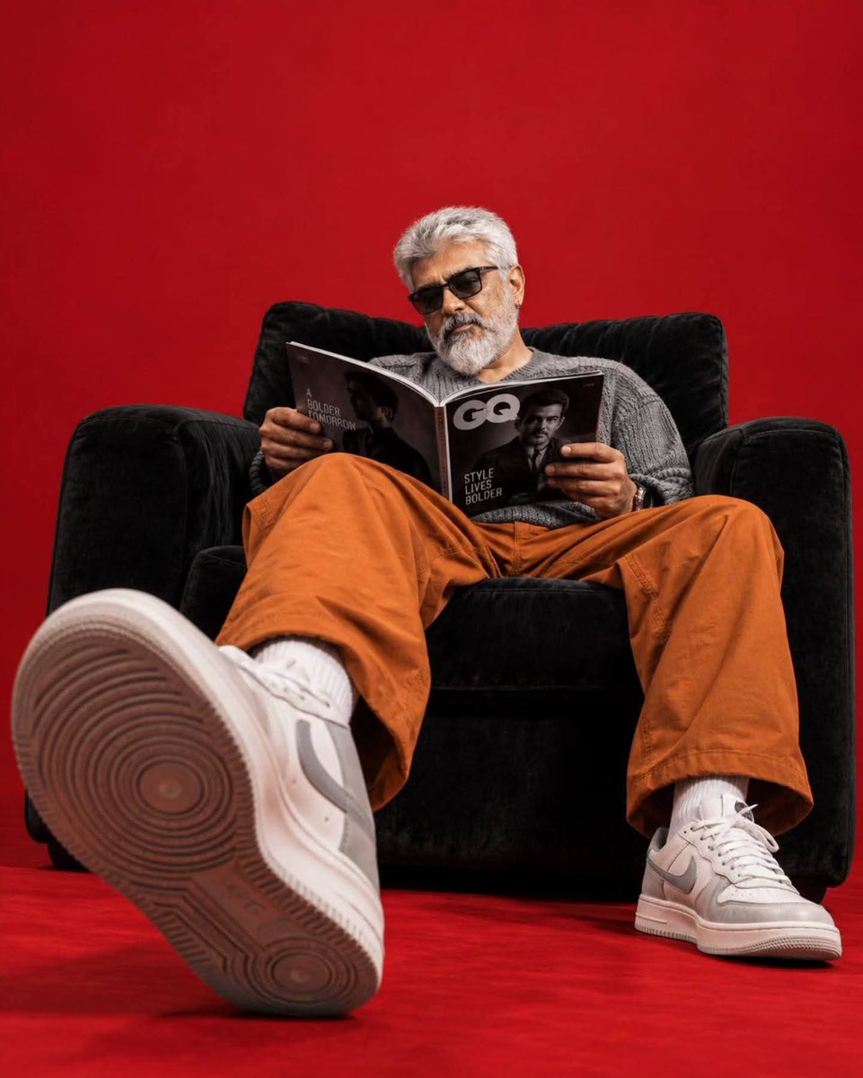 Dare_Abinaya's tweet photo. AK Pose 🔥🔥🔥🔥🔥
#Ajithkumar𓃵  #Gladiyators 
#DareDevil https://t.co/eDu51Kn2Qe