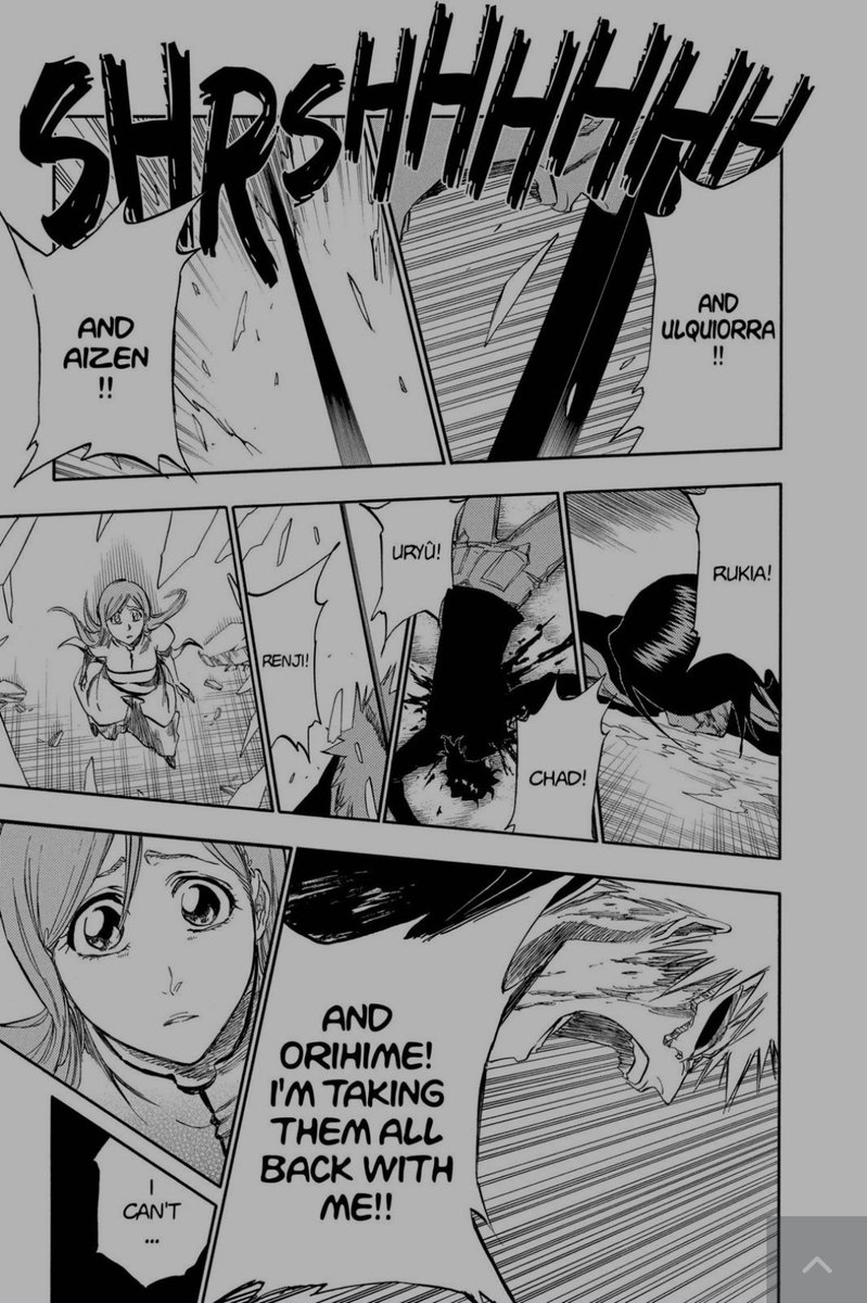 blockedagain777's tweet photo. @Jackattak20 @youjustcantwinx He is not there just to fight, he is rescuing everyone, including Orihime 

Block wont change the truth

Stop being biased https://t.co/MpLgZL3dHU