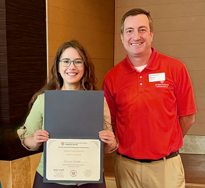 UTSAGradSchool's tweet photo. Happy Postdoctoral Appreciation Week! We hosted a postdoctoral flash talk competition and award ceremony to honor excellent postdocs, mentors and more. Congratulations to all our award recipients! 👏 https://t.co/q1O0WonvWi