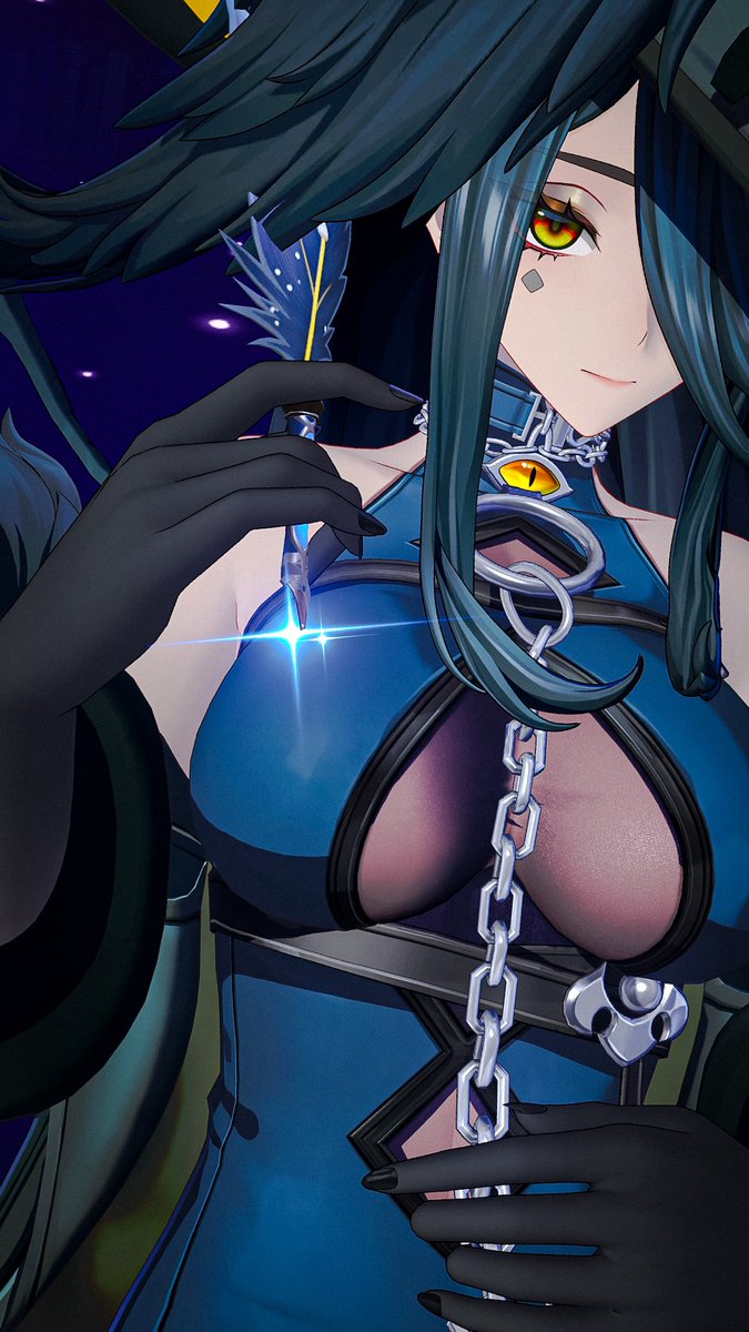 sasayu21906891's tweet photo. 【Blackbird🐦‍⬛】

Fortune-Telling🔮

実装楽しみですね〜
PVもアニメと3Dの融合が
めちゃくちゃ良かった🤭

#NTE #NTE写真部　#クロバネ https://t.co/572mOJlUPA
