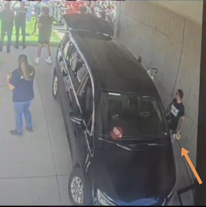 J_Jay_86's tweet photo. What the...?! So he went to the car and took the yellow tape out the trunk before the "bang"!!! 
...Just when you thought the Pachecos couldn't be more sus.... 🤦 https://t.co/B03QRsSVVX
