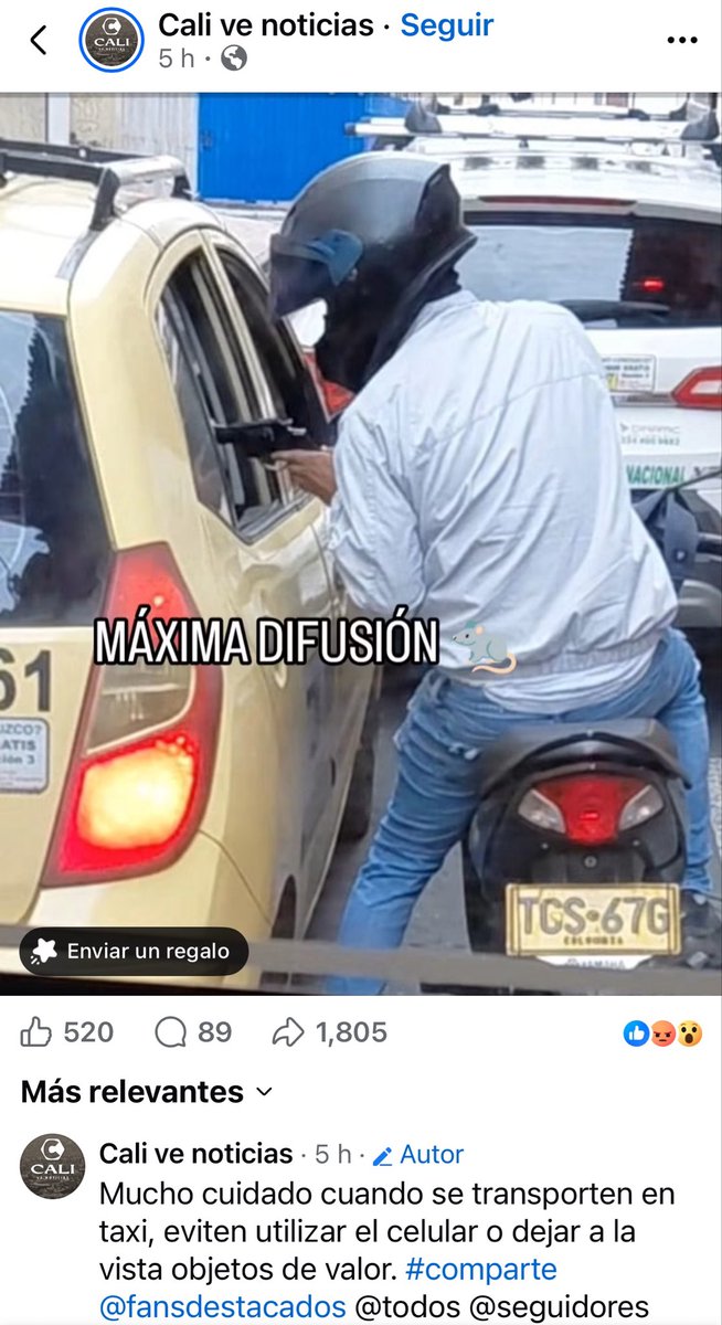 elmonosanchezof's tweet photo. Magia 🪄 para X 
@PoliciaCali @MovilidadCali @SeguridadCali https://t.co/4UBHPHZCtY