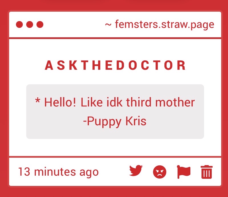 H3R_666's tweet photo. HELLO 

                    PUPPY KRIS

      AND YES YOU

 ARE CORRECT https://t.co/0CNlJTsbWU