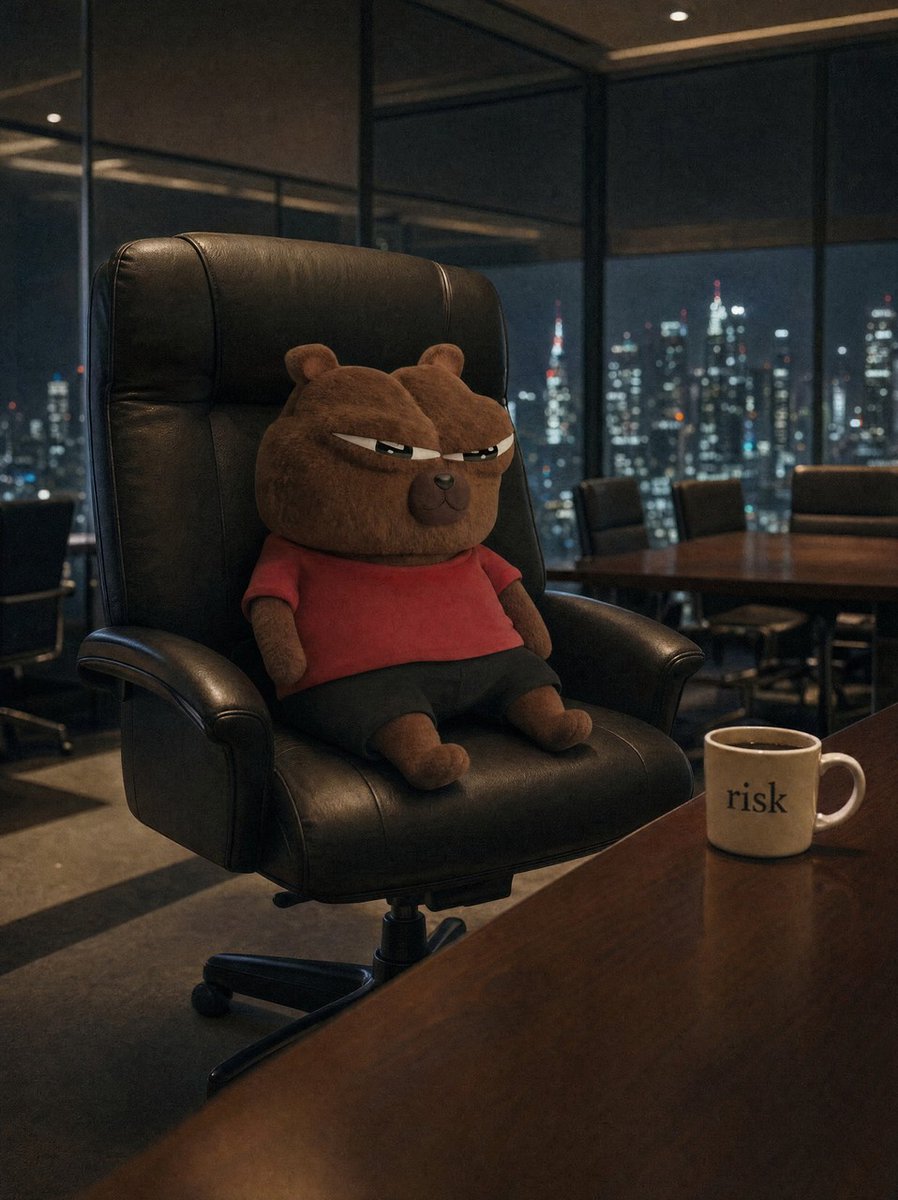 bearcouncil's tweet photo. Small desk. Big board.

BOBO.
The office never set the size of the bet.

-Bobo KOL 9000 https://t.co/tMoKaBwrKn