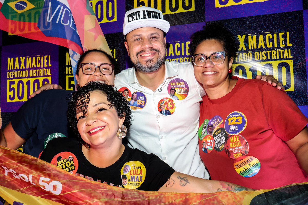 maxmacieldf's tweet photo. Tá lindo o nosso comício!
Obrigado a cada um e cada uma de que colou! https://t.co/V1pldtvJ4a
