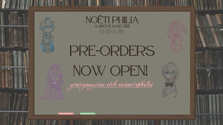grovegangzine's tweet photo. 🌈🌿PRE-ORDERS🦋☀️

"Now, each of you will head off on your own path."

Let's all celebrate the graduation of our students as pre-orders for Noēti Philia: A Grove Gang Zine are officially opened! 💚

📖September 25th - October 25th
🛒Pre-order here - https://t.co/0XKGQFM8Cw https://t.co/4rq5JnmCwL