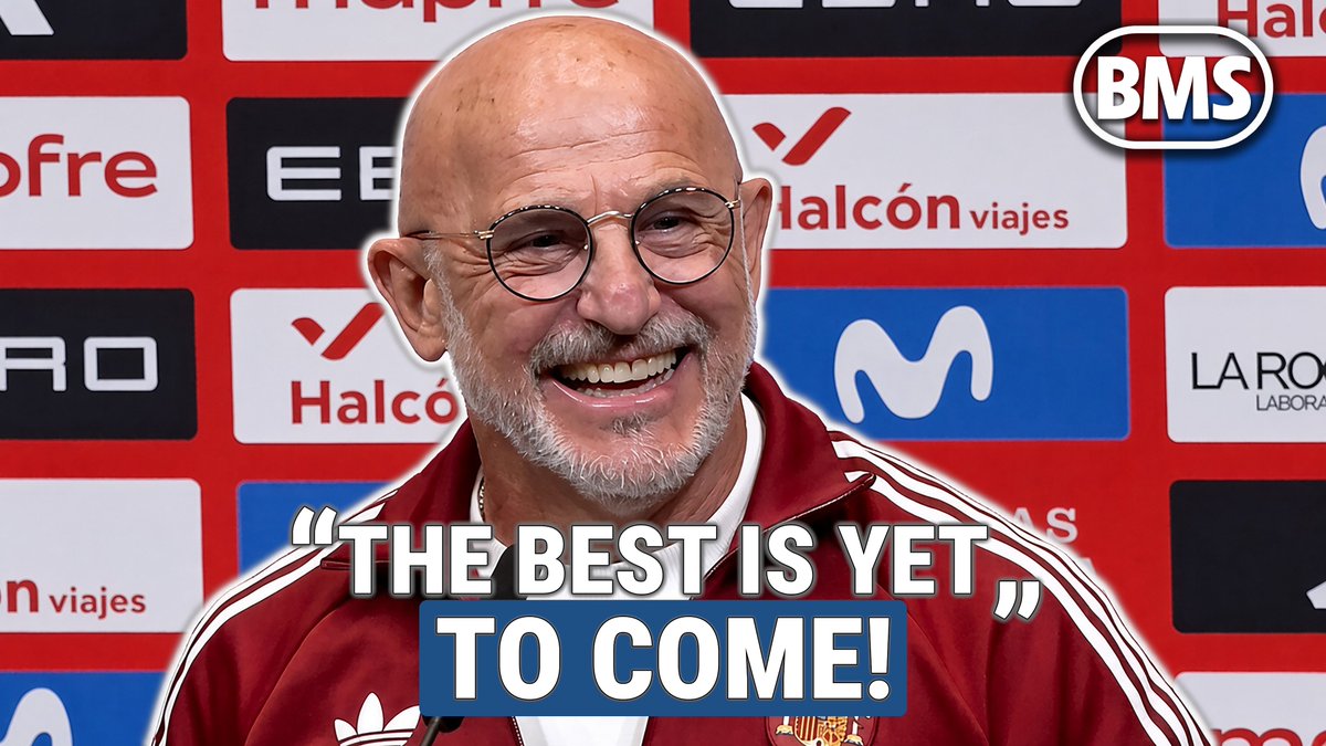 BeanymanSports's tweet photo. 🚨 NEW YOUTUBE VIDEO 🚨

DE LA FUENTE: “THE BEST IS YET TO COME!” 🔥 England v Spain 🏆 Nations League

WATCH HERE 👉 https://t.co/tb8s8pzuJG https://t.co/9zOJVxcnQv