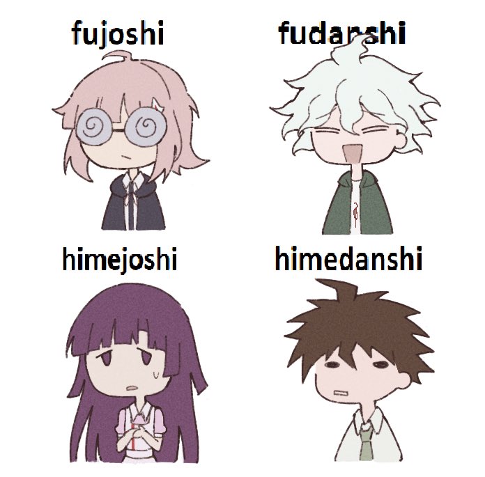 cheminzi's tweet photo. my take on that one thing #danganronpa https://t.co/Niy3Yx2V2L