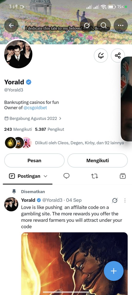 ItsmePuko's tweet photo. @Yorald3 @Cleosgambling Thank you for hosting this generous giveaway @Yorald3 

Cc. @ciendrlla @Josfai11 
Hope i win this time 🍀 https://t.co/9uDQqt5zB3