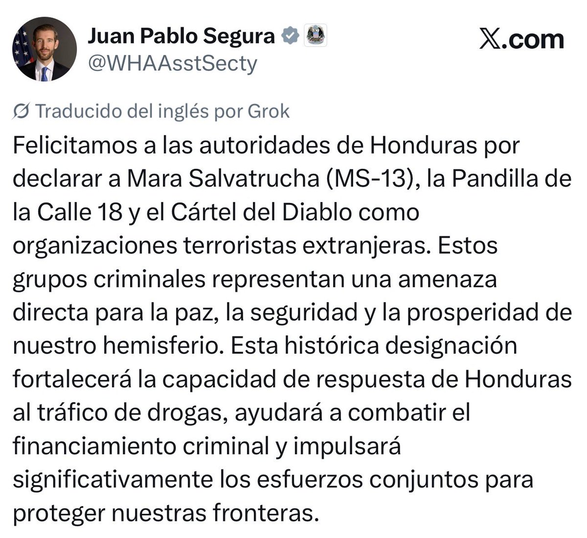 Mariodiaz03's tweet photo. 🇭🇳Vamos por ellos🇺🇸

Les llegó la hora a estos grupos terroristas. https://t.co/acQTgYDssy