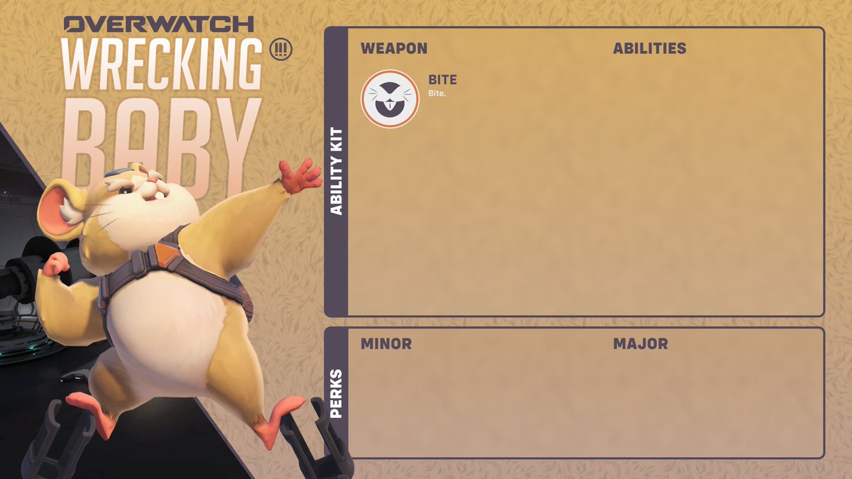 PotNoodleOW's tweet photo. Introducing the Latest #Overwatch Damage Hero: Wrecking Baby! 🐹👶 https://t.co/5MoYagloJs