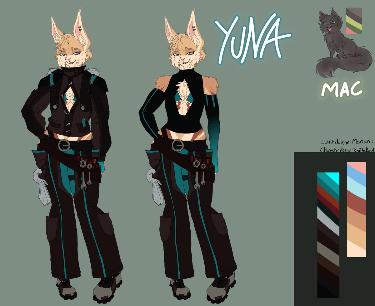 moriuriii's tweet photo. Which design would you personally prefer to see as a vtuber?
🦊- for Ylva
🐰🔧- for Yuna
#vtuber #artmootsㅤ https://t.co/UqoEP4TTLO