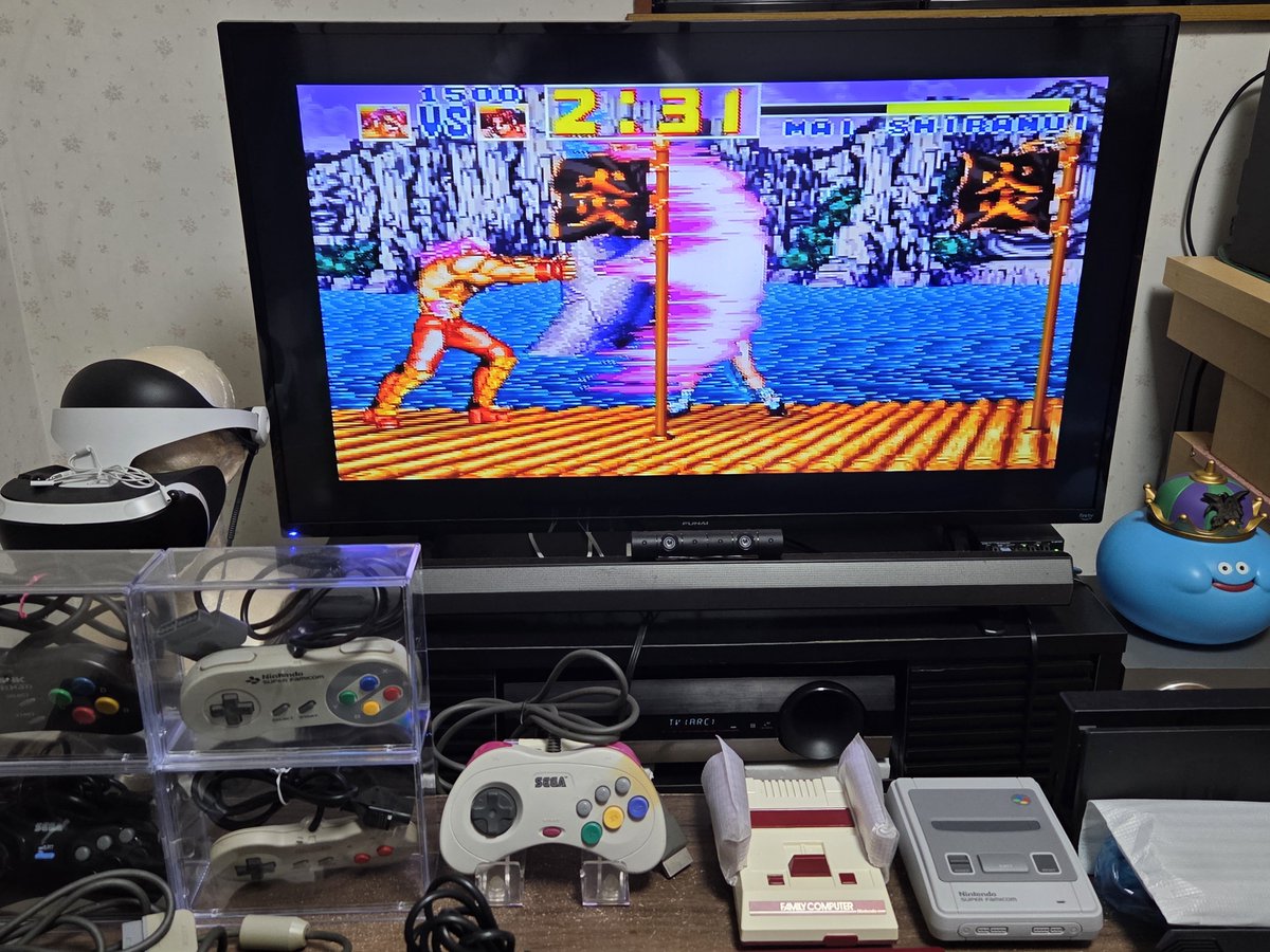 negative1942's tweet photo. スーファミ版 餓狼スペシャル
令和の今になって溜め技が出ない謎が解けた🤣

コマンド入力を一度Nに戻して最後のキー入力+ボタン押さないと出ない😖

例 
カイザーウェーブ  ←溜めN後↗XY
旋風剛拳 →↘↓N後BX

そりゃあ、レイジングストーム出て溜め技出ない訳だわ😂

#レトロゲーム https://t.co/Xnax9iQdIw