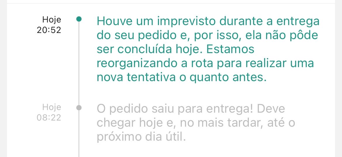 nyrasz's tweet photo. entregador foi atropelado com a minha encomenda? https://t.co/XzWxGmuzGq