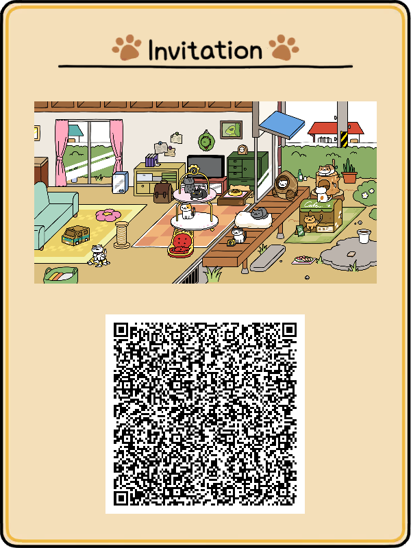fukukoto7787's tweet photo. #ねこあつめ2にわさき紹介
にわさきの招待状を作ったよ！
URLまたは2次元コードから遊びに来てね！
URLはこちら→https://t.co/V4w1ru9GTs
※アプリを持っていない人はこちら→https://t.co/SUIZfWrb16
#ねこあつめ #ねこあつめ２ https://t.co/mboH9Offxt