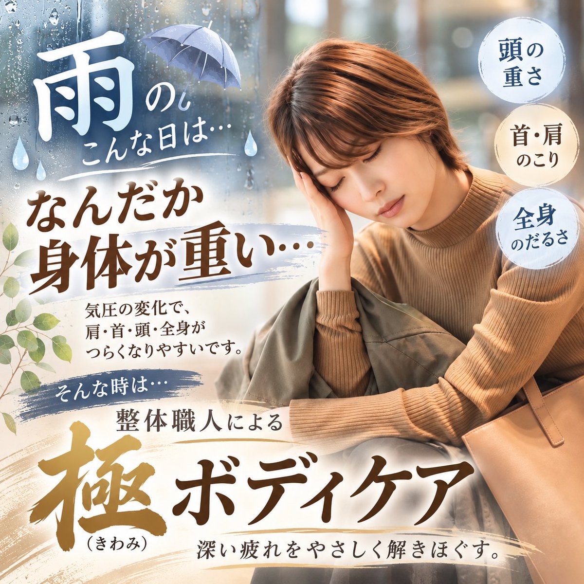 flamingof35's tweet photo. おはようございます☔
朝10:00から予約可能

群馬県高崎市で整体・リラクゼーション

🦩 フラミンゴの休日
ガチガチの身体も、しっかりほぐします💆‍♂️✨

https://t.co/20r7HI4kAL

#肩こり #高崎マッサージ #整体 #もみほぐし #リラクゼーション https://t.co/Ii0Ve64SIl
