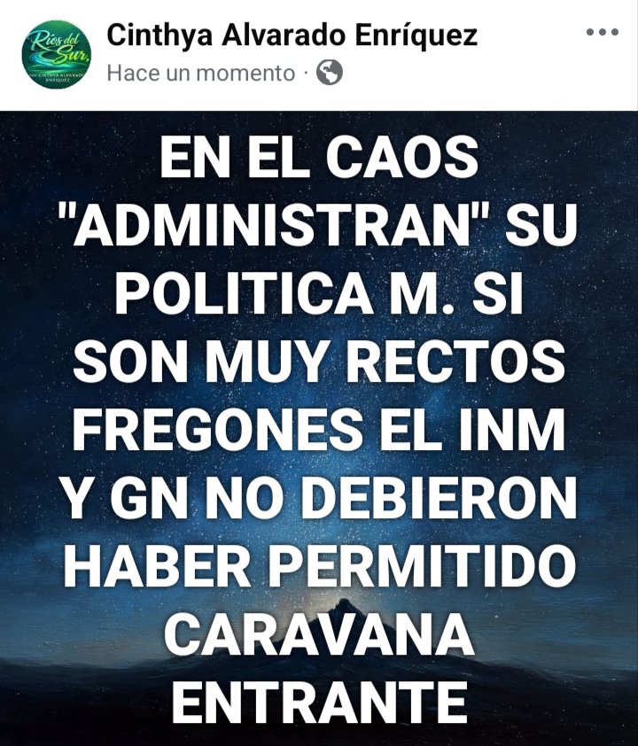 CINTHYAELENAAL1's tweet photo. En Tapachula se nota que el común denominador del gobierno federal es: EL CAOS. Ni @INAMI_mx  ni su dirigente Salomón Peregrina ni @rosaicela_  ni menos la Claudia y su "mesa" que más aplauda están para preveer, menos para dar GARANTIAS DE SEGURIDAD. MENOS SOBERANIA. https://t.co/cziZGrSZmY