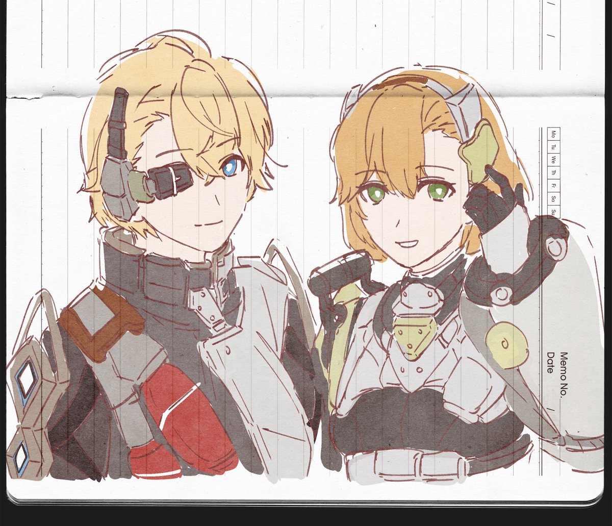 Vanilla_410's tweet photo. 修尔克没有新发型所以画了这个
#ゼノブレイド https://t.co/xQ8XHEXeOl