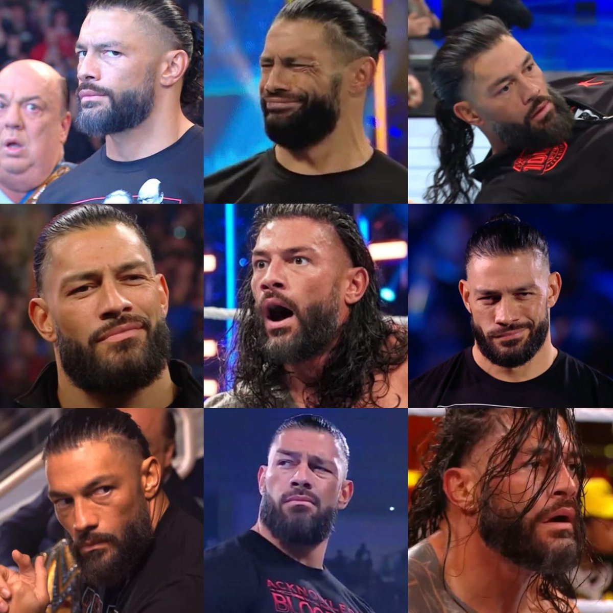 25_Saurav's tweet photo. Roman Reigns says Vince McMahon used to tell him his facial expressions were “too expressive.”

Meanwhile Roman since 2020:

Bro took the exact thing he was told to tone down and turned it into one of the strongest parts of his character.

The smirks, the stares, the laughs, the little reactions , Roman makes every expression mean something ☝️

#Smackdown
