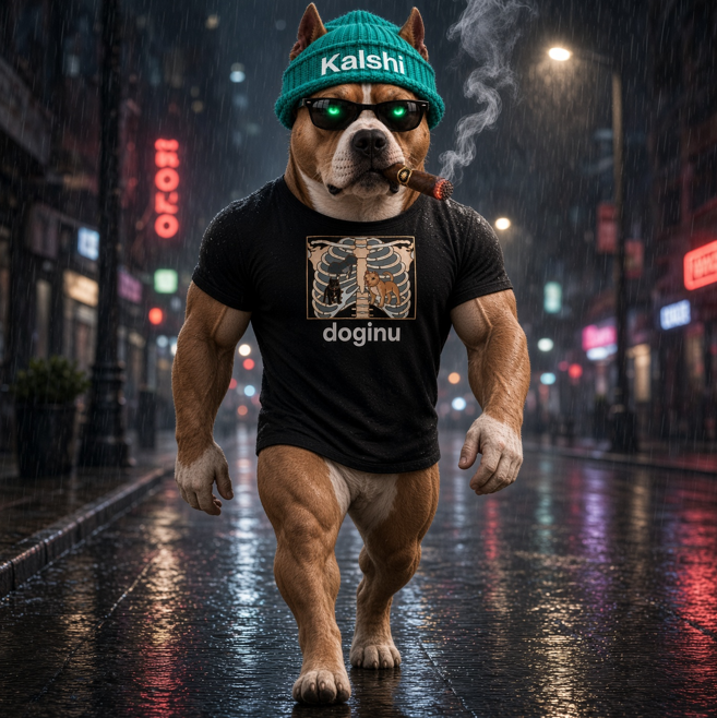 DogInuCTO's tweet photo. Walking in the rain with no umbrella cause I got that dog in me! https://t.co/uD8kvPt4iT