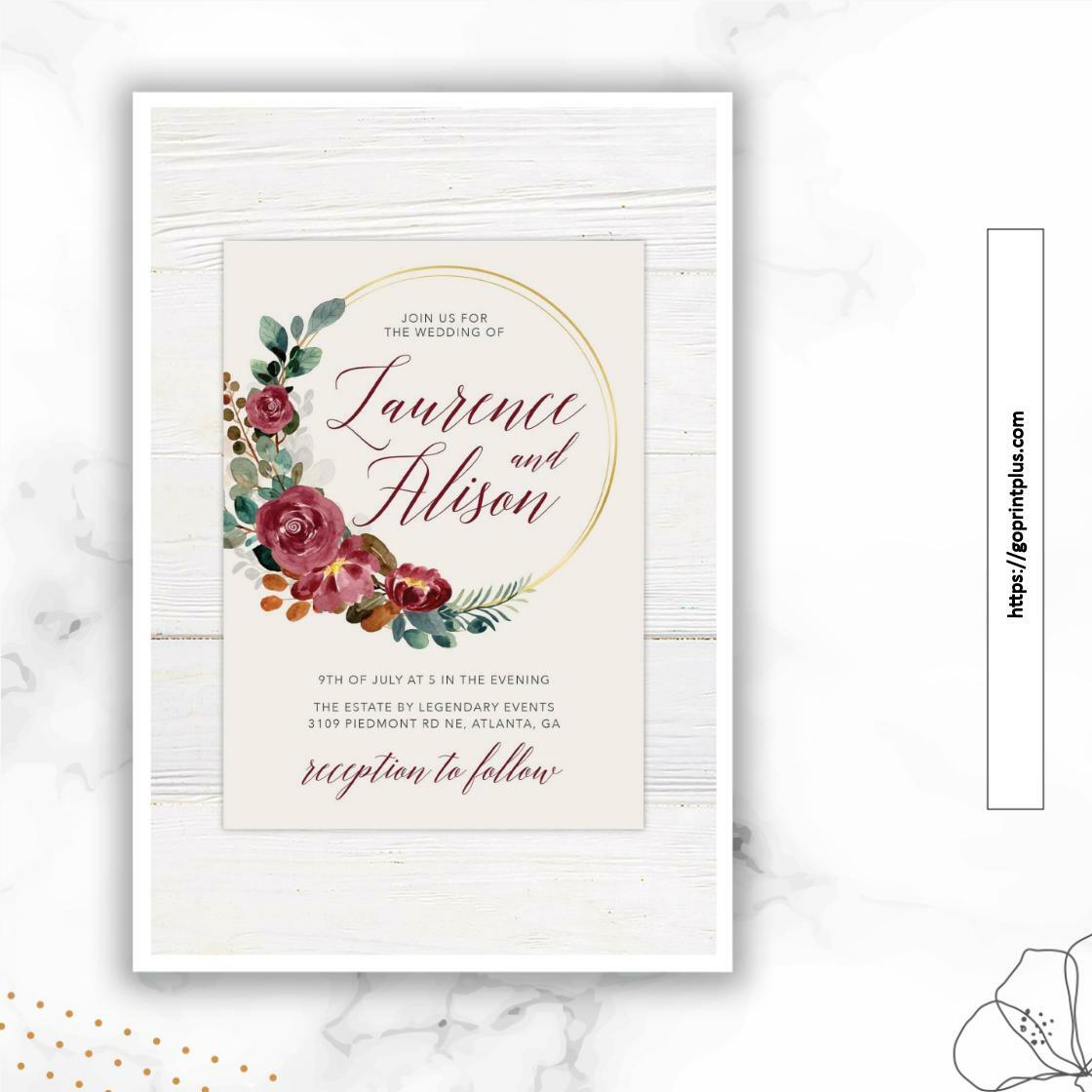 Go_Print_Plus's tweet photo. πβ¨ Elevate your gatherings with our Classic Fall Floral Wreath Invitations! πΌπ Priced at just $1.16, add a touch of elegance today! ππΏ #FallInvitations #PrintShopMagic https://t.co/zN90b3kyEJ