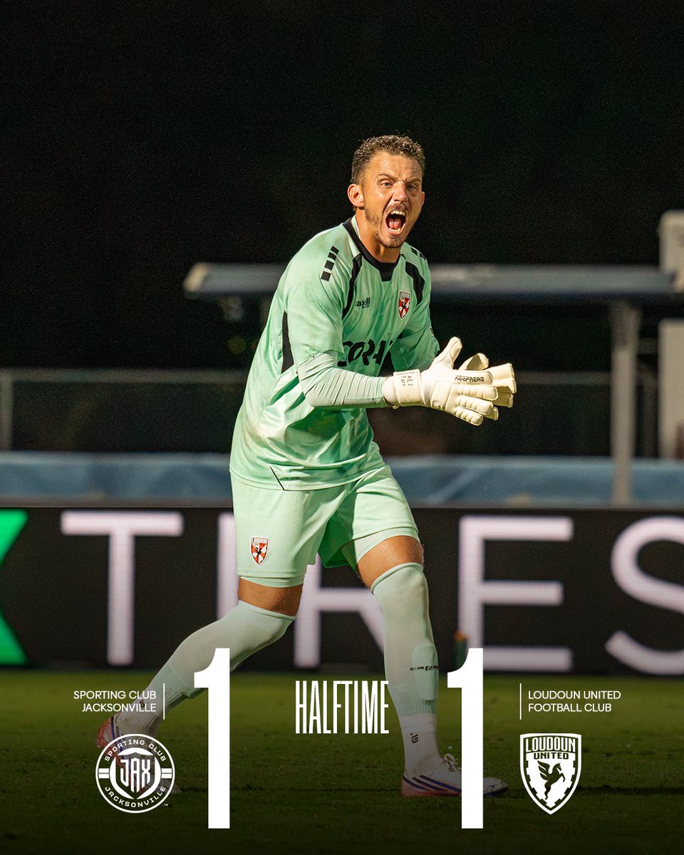 LoudounUnitedFC's tweet photo. Still anyone’s game heading into the second half

#JAXvLDN  | #LoudAndUnited https://t.co/VdoF4r4UbK
