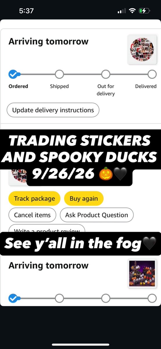 LandEAdventures's tweet photo. Calling all HHN HOLLYWOOD FANS 
my fiance and I will be trading SATURDAY 9/26! 
We will be posting our location on our TikTok and Instagram 
INSTAGRAM- @l.eandventures 
TIK TOK- @l.e.adventures

See you in the fog 🌫️🎃🖤 https://t.co/jAJecV9p8B