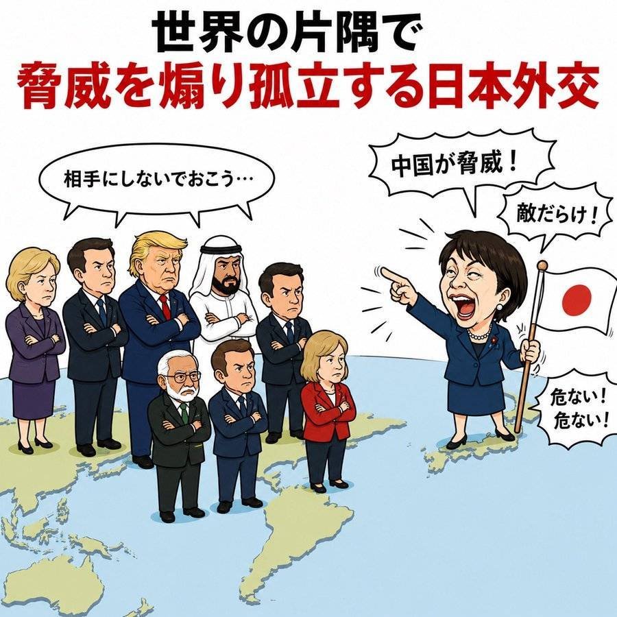 SUZUKIYASUSHI55's tweet photo. 世界はイデオロギーで動いていると信じている反中保守にとって、今回の米中首脳会談はショッキングだったでしょうね。

あれだけ、中国は敵だ！共産主義は脅威だ！と言っていたアメリカが、習近平を国賓として迎えて、トランプと笑顔で握手。

なぜでしょう？

国と国は、好き嫌いではなく、自分の国の利益で動くからです。

ところが日本だけは、中国との対立をどんどん煽っている。

そして、いざアメリカが中国と話し始めたら、、、

高市さん、梯子を外されちゃいましたね。

そろそろ、味方と敵という単純な世界観から卒業したほうがいいと思います。
